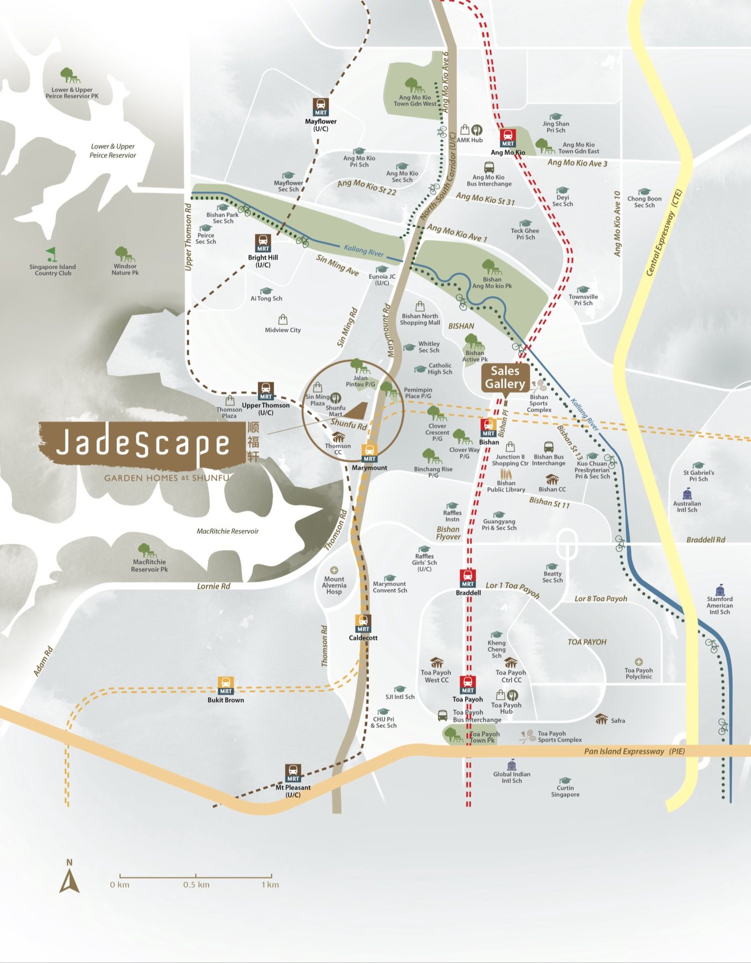 JadeScape location map
