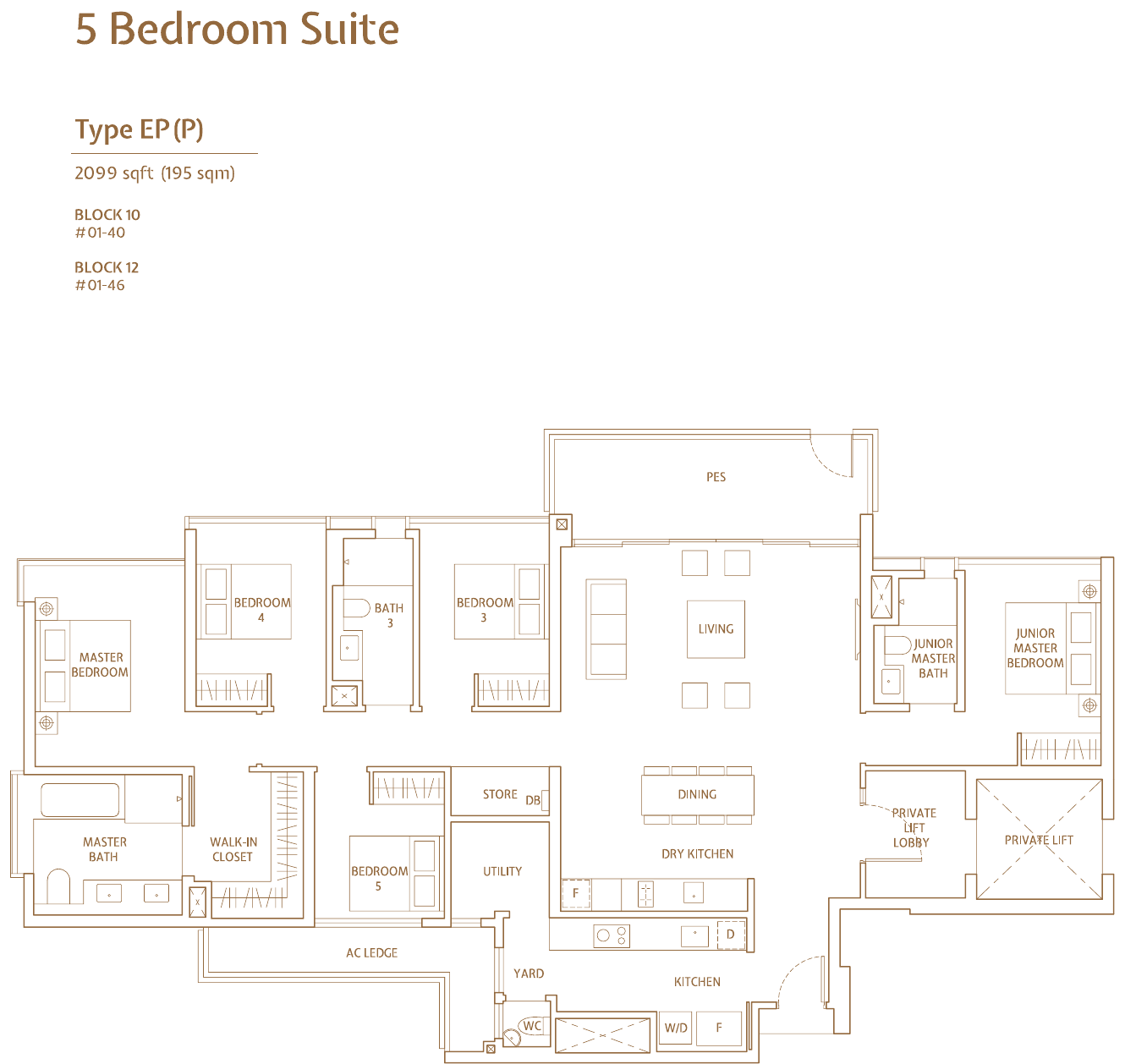5-Bedroom Suite, Type EP(P)