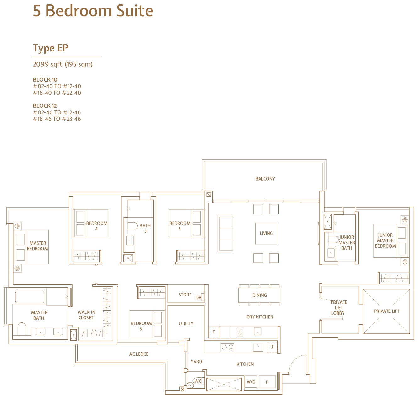 5-Bedroom Suite, Type EP