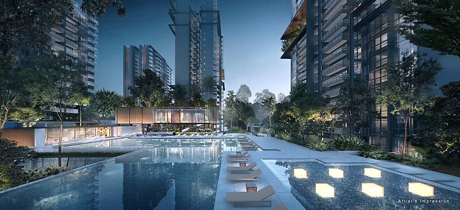 Lantern Island next to the 50m lap pool (artist’s impression)